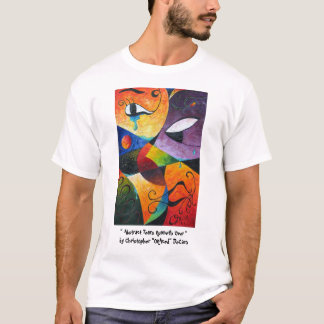 Camiseta O abstrato rasga Runneth sobre por Christopher -