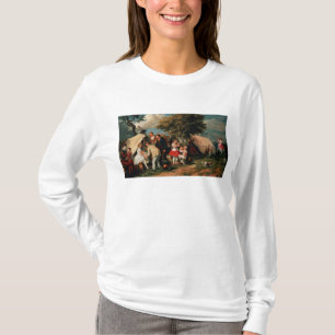 Camiseta O acampamento das acrobatas, penas de Epsom