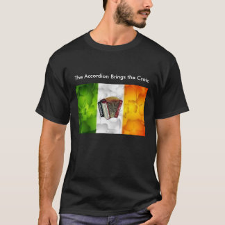 Camiseta O acordeão traz o Craic