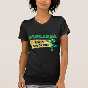 CAMISETA O ACRÔNIMO CRISTÃO DO SAPO CONFIA INTEIRAMENTE N