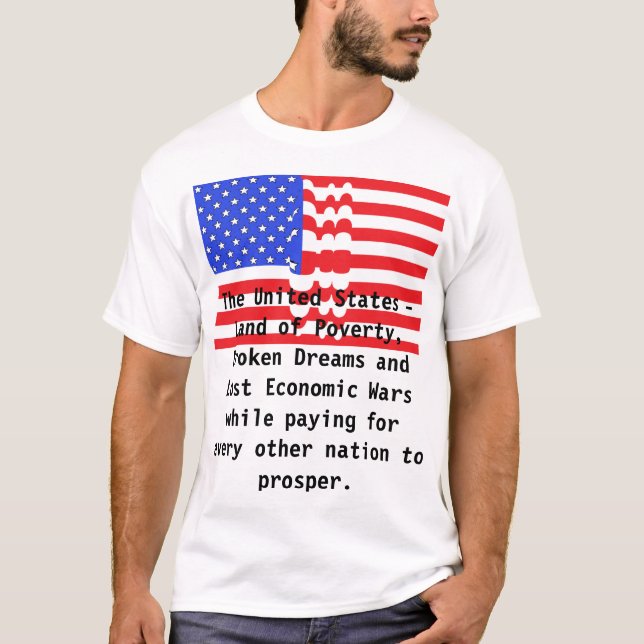 Camiseta O activismo dos EUA ocupa o trunfo dos eleitores (Frente)