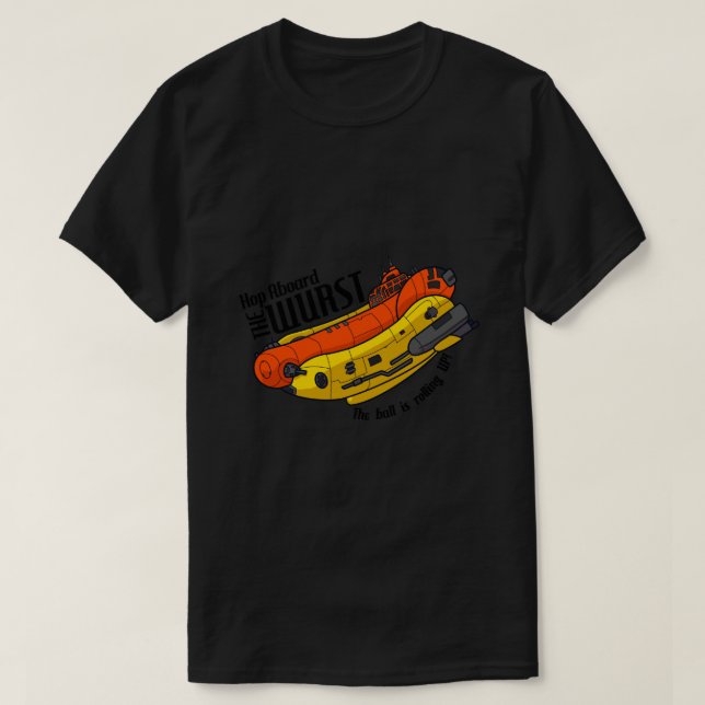 Camiseta O adesivo Wurst - Dimension20 (Frente do Design)