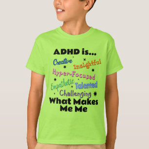 Camiseta O ADHD é... T-shirt para rapazes