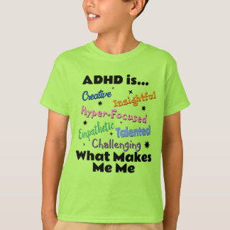 Camiseta O ADHD é... T-shirt para rapazes