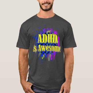 Camiseta O ADHD é um Advertência ADHD fantástico 5
