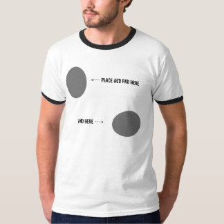 Camiseta O AED acolchoa o lugar
