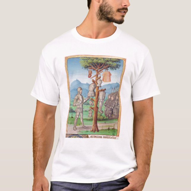 Camiseta O Aeneid por Virgil com um comentário perto (Frente)