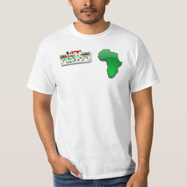 Camiseta O Afrtica de Gaddafi (Frente)