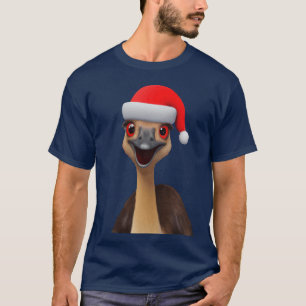 Camiseta O ajudante australiano do Papai Noel - Emu de Nata