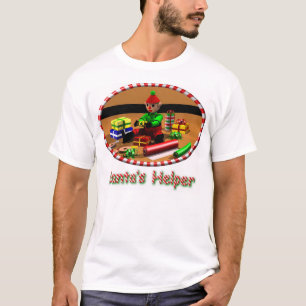 Camiseta O ajudante do papai noel