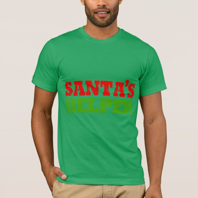 CAMISETA O AJUDANTE DO PAPAI NOEL - .PNG (Frente)
