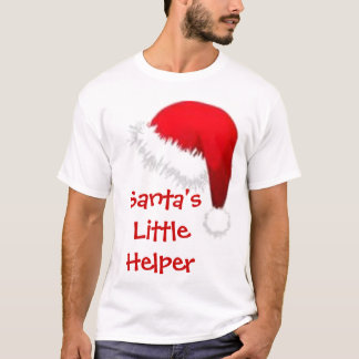 Camiseta O ajudante pequeno do papai noel