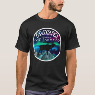 Camiseta O Alaska Está Ligando E Eu Preciso Ir