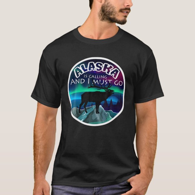 Camiseta O Alaska Está Ligando E Eu Preciso Ir (Frente)
