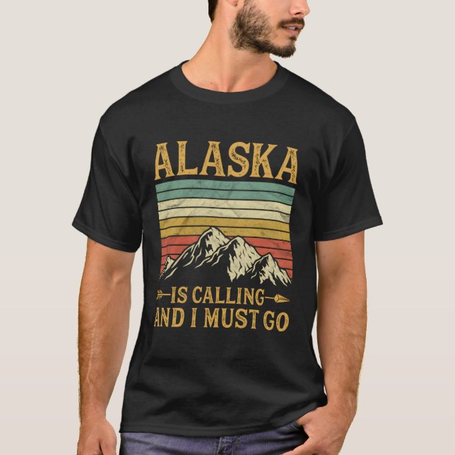 Camiseta O Alaska Está Ligando E Eu Preciso Ir (Frente)