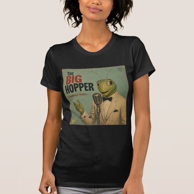 Camiseta O Álbum do Big Hopper: uma Paródia (Frente)