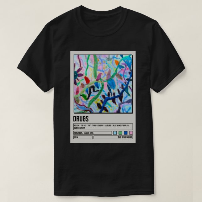 Camiseta O álbum Symposium Drug poster Poster (Frente do Design)