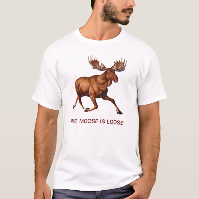 CAMISETA O ALCE ESTÁ FRACO (Frente)