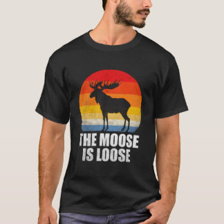 Camiseta O Alce Está Solto Alasca Alce