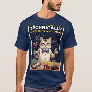 Camiseta O Álcool Tecnicamente É Uma Solução