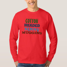 O algodão dirigiu o t-shirt de Muggins do Ninny