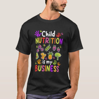 Camiseta O Almoço do Café da Escola Nutrição Lady Child É M