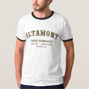 Camiseta o altamont livra o concerto
