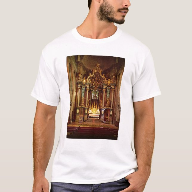 Camiseta O altar alto no coro do leste (Frente)