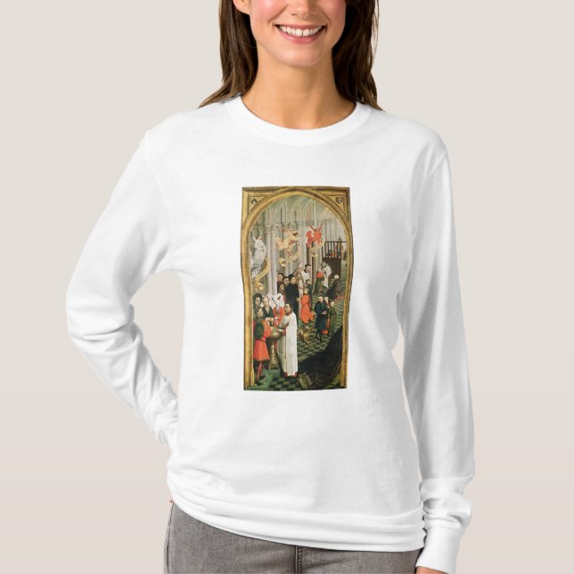 Camiseta O Altarpiece de sete sacramentos (Frente)