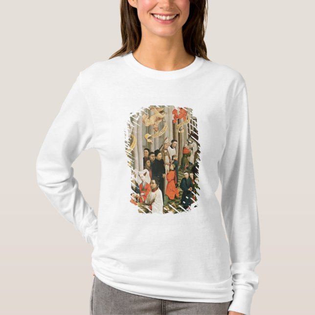 Camiseta O Altarpiece de sete sacramentos (Frente)