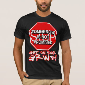 Camiseta O amanhã não é prometido (o preto)