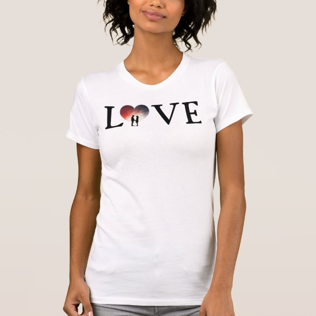 Camiseta O amanhecer do amor (Frente)