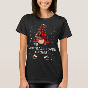 Camiseta O amante de futebol Gnomo Festa de Natal