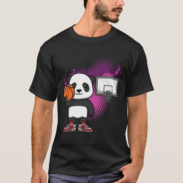 Camiseta O Amante de os animais do Jogador de Bysketbyll do (Frente)