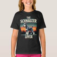 O Amante do Schnauzer - Design Retro de Cachorro