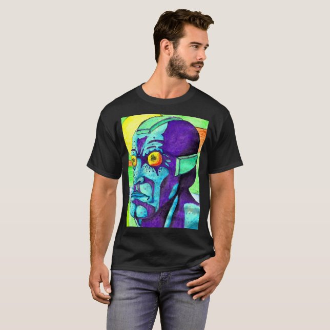 Camiseta O amarelo Eyes T-shirt2 (Frente Completa)