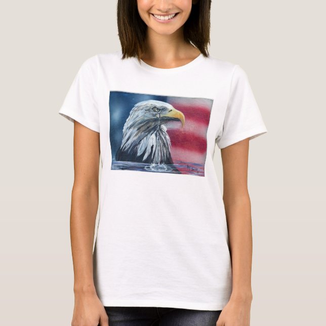 Camiseta O americano Eagle Weeps para o t-shirt das (Frente)