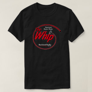 Camiseta O americano vermelho & branco do chicote enraíza