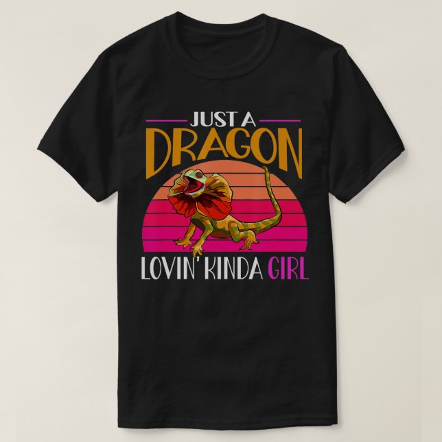 Camiseta O Amigo Lizard É Um Dragão Que Amava Uma Garota. (Frente do Design)