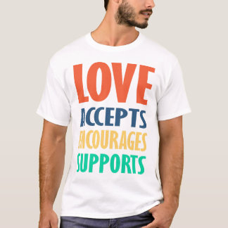 Camiseta O AMOR aceita suporte - T-Shirt