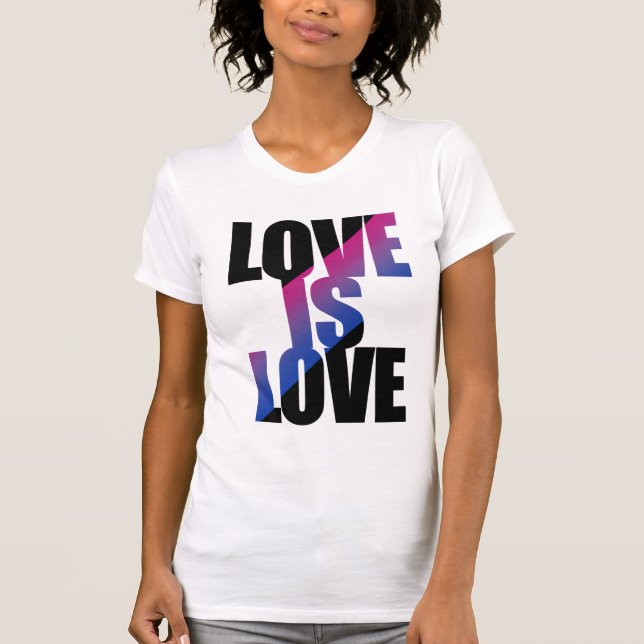 Camiseta O Amor Bissexual é Amor (Frente)