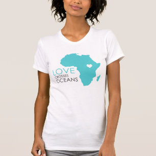 Camiseta O amor cruza oceanos - África
