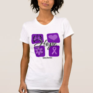 Camiseta O amor da esperança da epilepsia inspira a