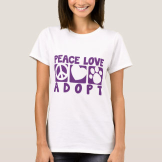 Camiseta O amor da paz adota