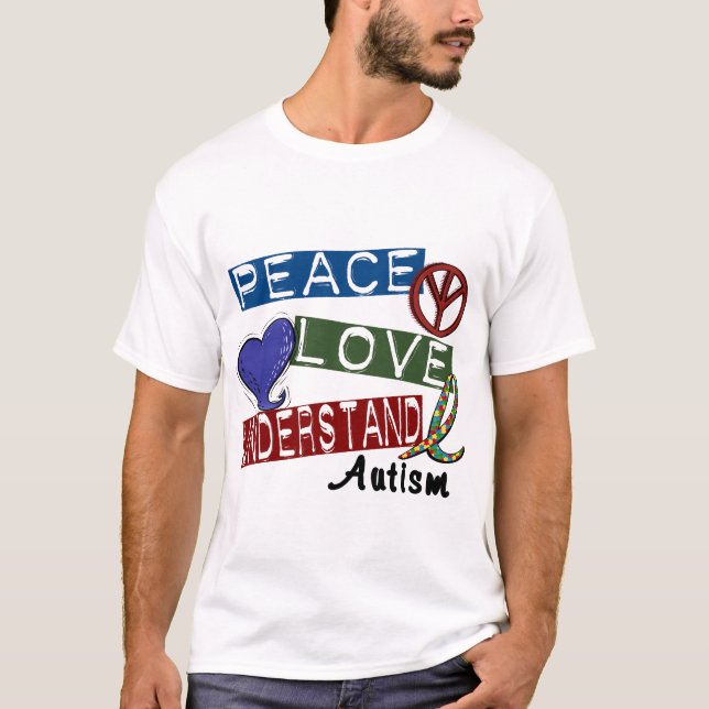 CAMISETA O AMOR DA PAZ COMPREENDE O AUTISMO (Frente)
