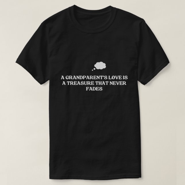 Camiseta O amor de avô é para sempre - Dia dos Avós (Frente do Design)