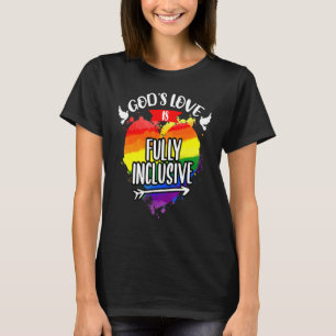 Camiseta O Amor de Deus é Totalmente Inclusivo Para o Mês d