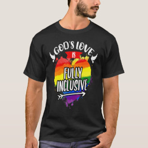 Camiseta O Amor De Deus É Totalmente Inclusivo Para O Mês D
