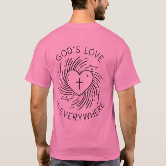 CAMISETA O AMOR DE DEUS ESTÁ EM TODA PARTE