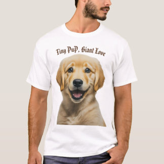 Camiseta O amor de um filhote é magia pura